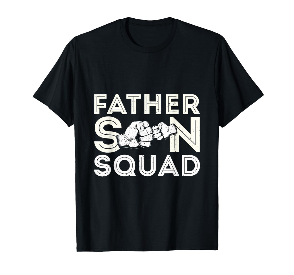 Father Son Squad Fathers Day T-Shirt - Fun Novelty Design for Adults - T-Shirt, Sweatshirt, Hoodie