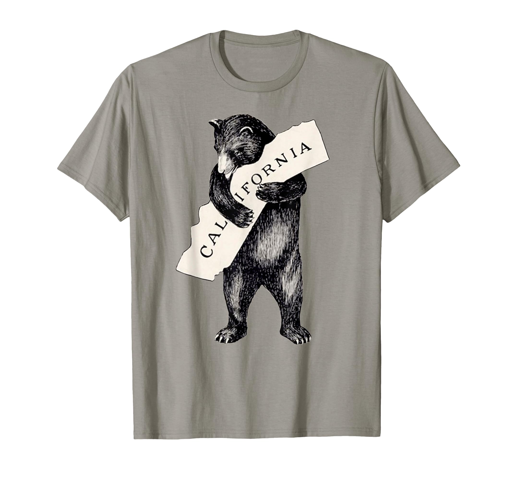 I Love California West Coast Cali Bear T-Shirt - Custom Art Print Men Women - T-Shirt, Sweatshirt, Hoodie