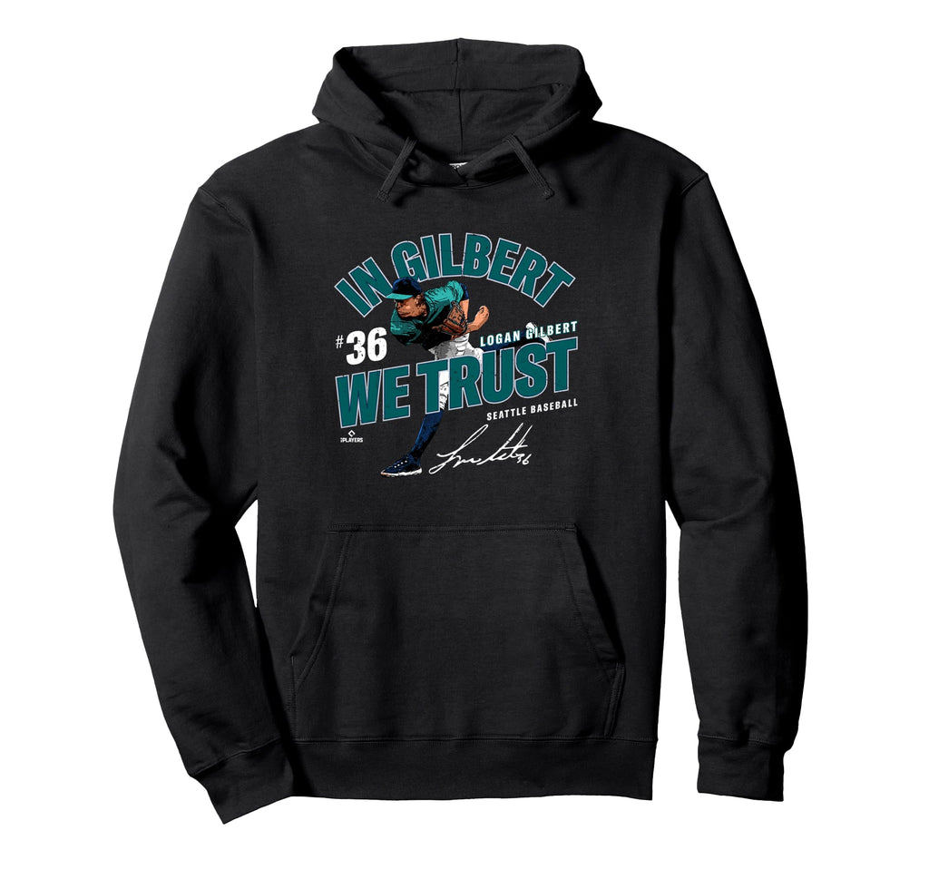 Gilbert We Trust Logan Gilbert Seattle Hoodie - Graphic Print Men Women - T-Shirt, Sweatshirt, Hoodie