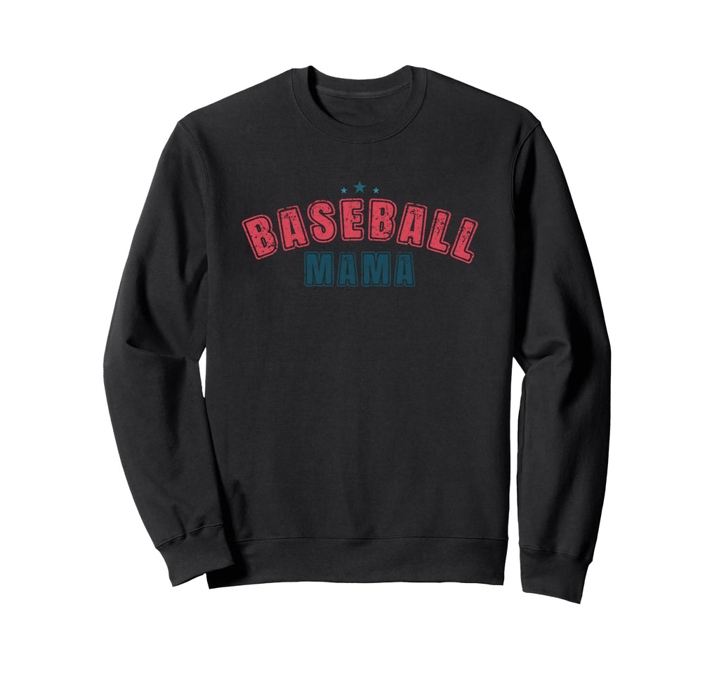 Baseball Mama Star Team Spirit Pride Sweatshirt - Aesthetic Graphic Unisex - T-Shirt, Sweatshirt, Hoodie
