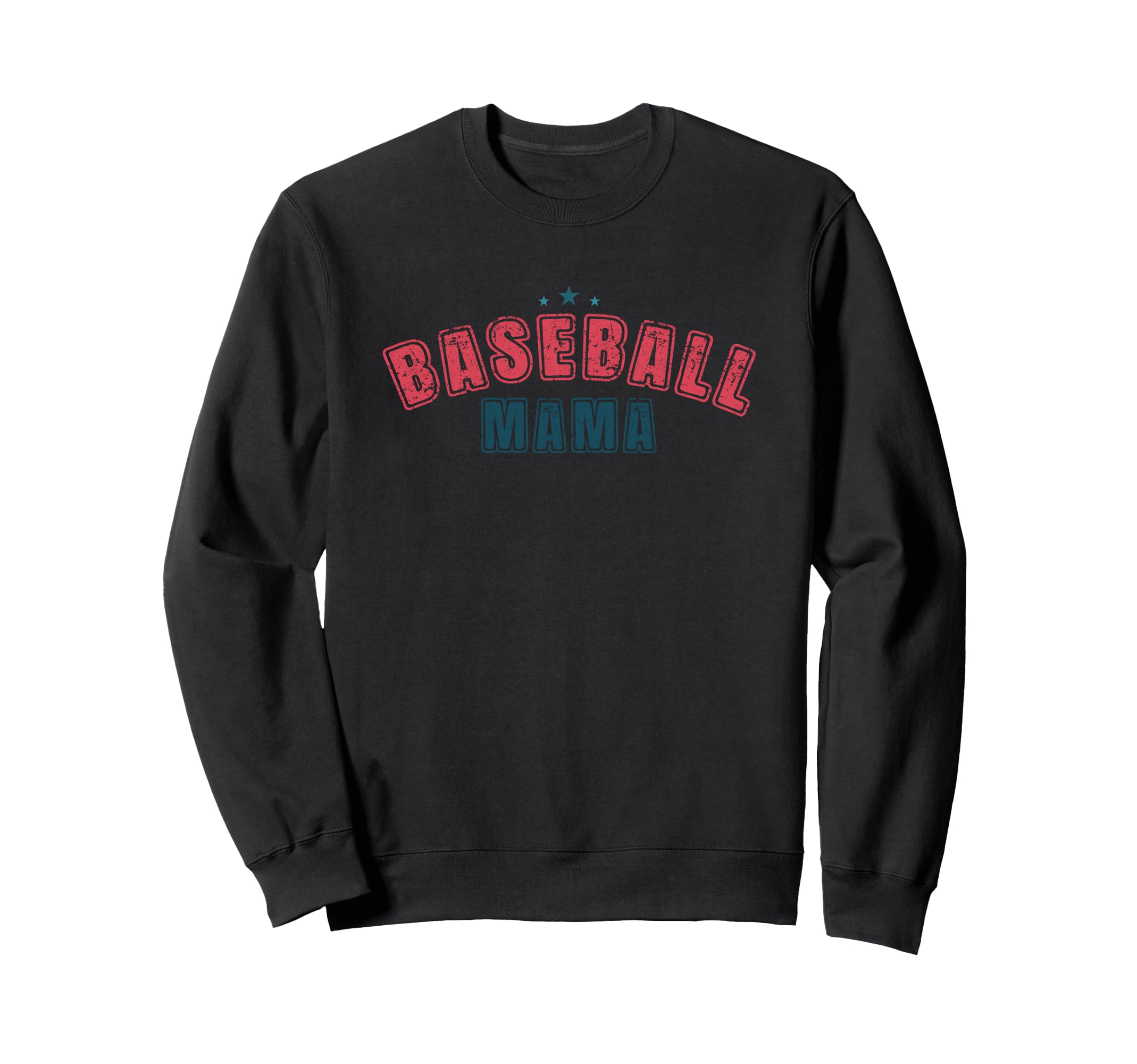 Baseball Mama Star Team Spirit Pride Sweatshirt - Aesthetic Graphic Unisex - T-Shirt, Sweatshirt, Hoodie