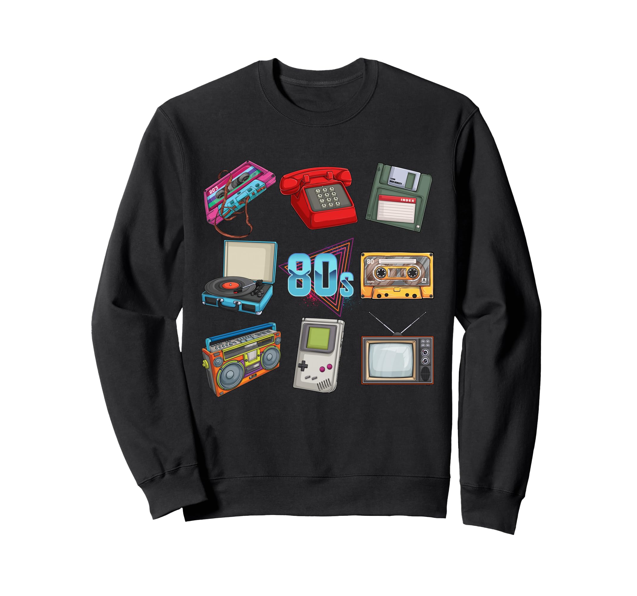 80S Throwback Funny Party Cassette Sweatshirt - Minimalist Print Unisex - T-Shirt, Sweatshirt, Hoodie