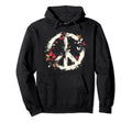 60S 70S Peace Love And Groovy Flower Hoodie - Streetwear Style Men Women - T-Shirt, Sweatshirt, Hoodie