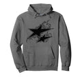 90S Y2K Tattoo Styl Double Star Hoodie - Trendy Graphic Unisex - T-Shirt, Sweatshirt, Hoodie