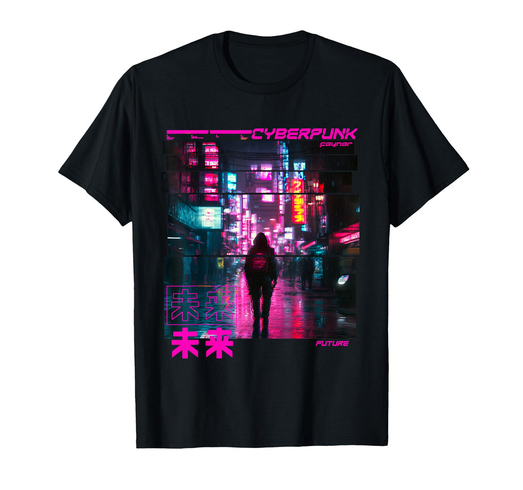 Japanese Cyberpunk Aesthetic T-Shirt - Casual Everyday Wear Unisex - T-Shirt, Sweatshirt, Hoodie