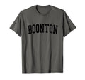 Boonton Nj Distressed Black Varsity T-Shirt - Graphic Print Unisex - T-Shirt, Sweatshirt, Hoodie