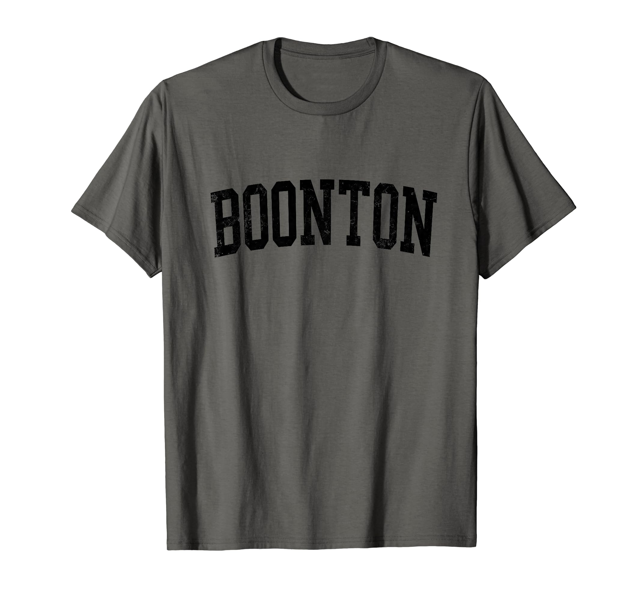 Boonton Nj Distressed Black Varsity T-Shirt - Graphic Print Unisex - T-Shirt, Sweatshirt, Hoodie