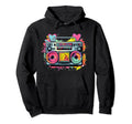 80S Boombox Cassette Mixtape Hoodie - Casual Everyday Wear Men Women - T-Shirt, Sweatshirt, Hoodie