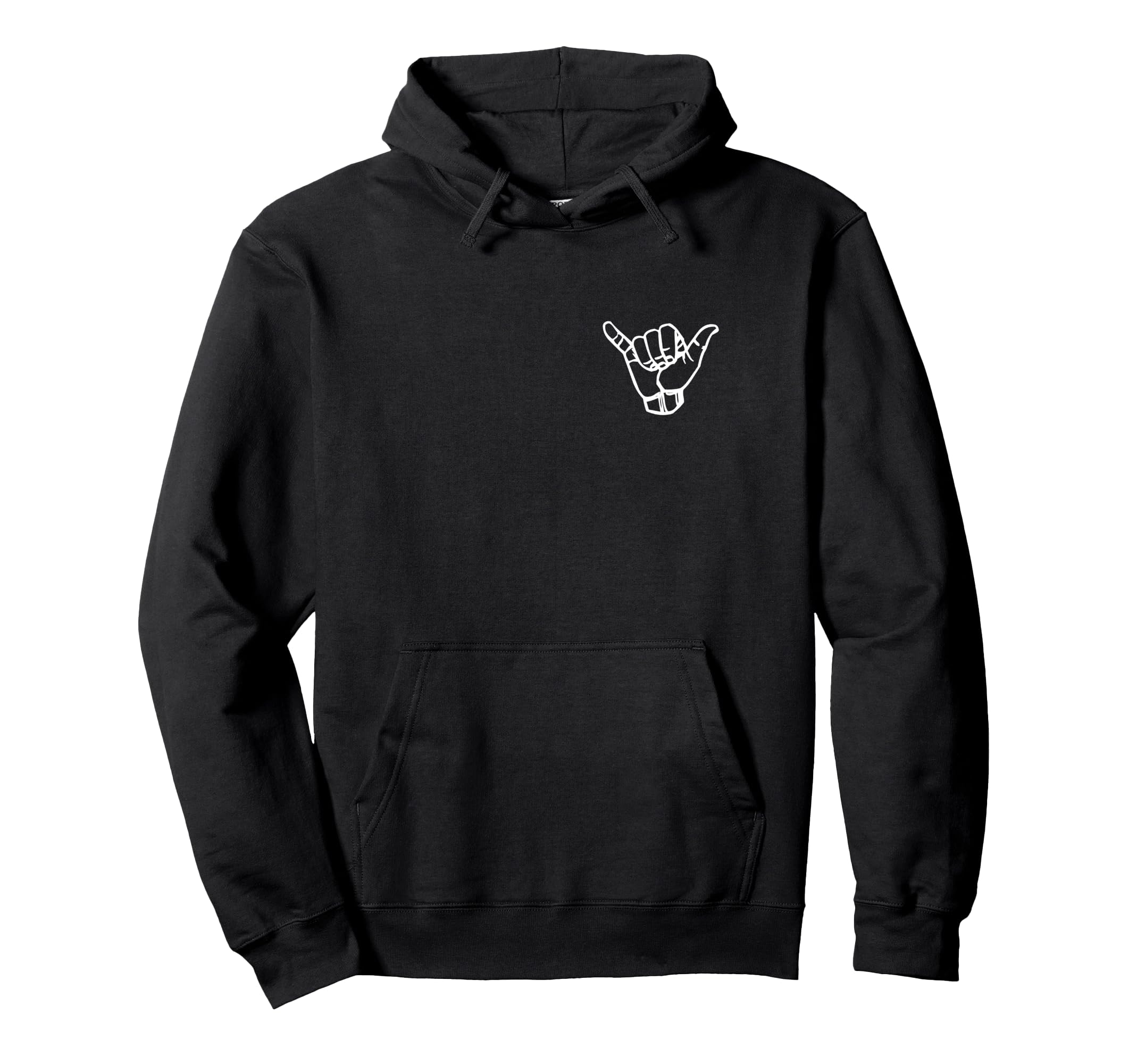 Shaka Surf Sign Surfer Surfing Gift Hoodie - Unique Graphic Unisex - T-Shirt, Sweatshirt, Hoodie