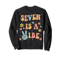 Seven Is Vibe Boho 7Th Birthday Sweatshirt - Custom Art Print Men Women - T-Shirt, Sweatshirt, Hoodie