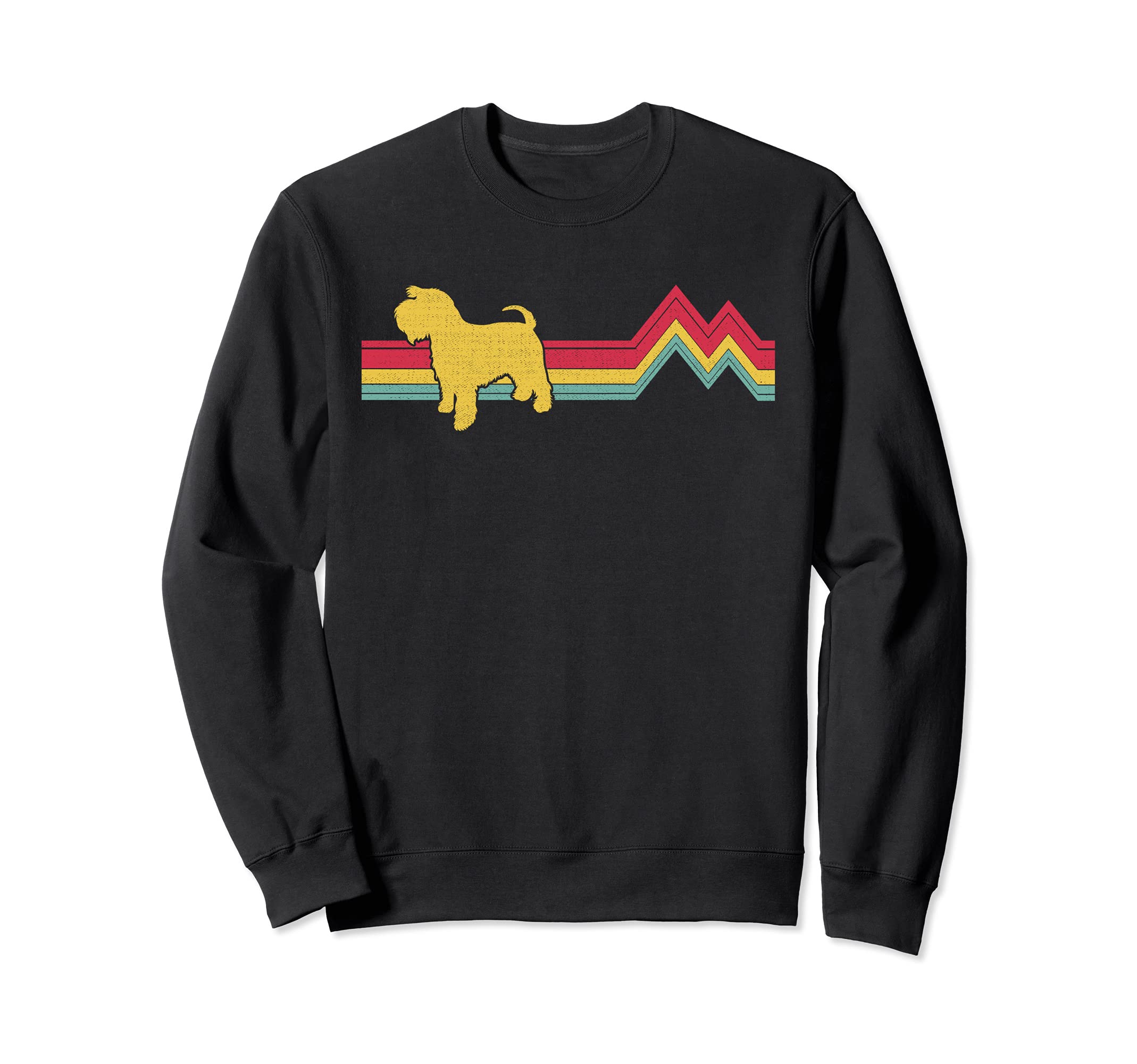 Miniature Schnauzer Dog Distressed Sweatshirt - Trendy Graphic Men Women - T-Shirt, Sweatshirt, Hoodie