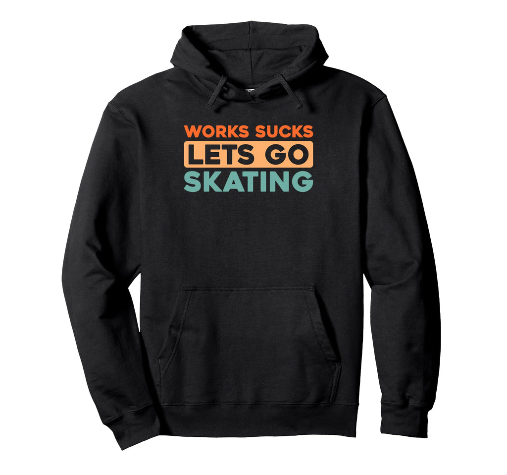 Skater Skates Roller Skating Hoodie - Graphic Print Unisex - T-Shirt, Sweatshirt, Hoodie