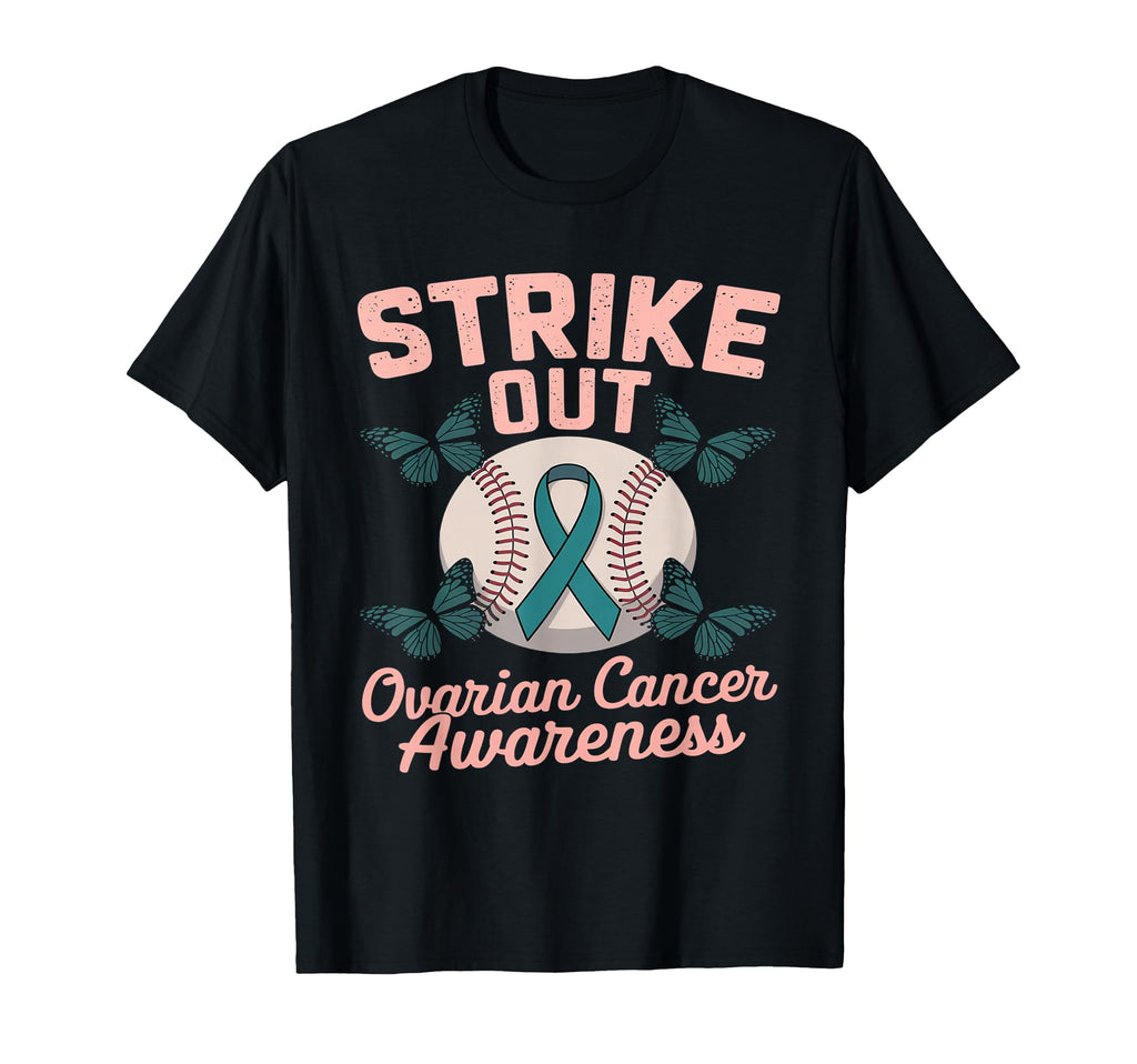 Ovarian Cancer Awareness Teal Coquette T-Shirt - Graphic Print Unisex - T-Shirt, Sweatshirt, Hoodie