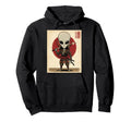 Alien Samurai Warrior Japanese Art Hoodie - Fun Novelty Design for Adults - T-Shirt, Sweatshirt, Hoodie