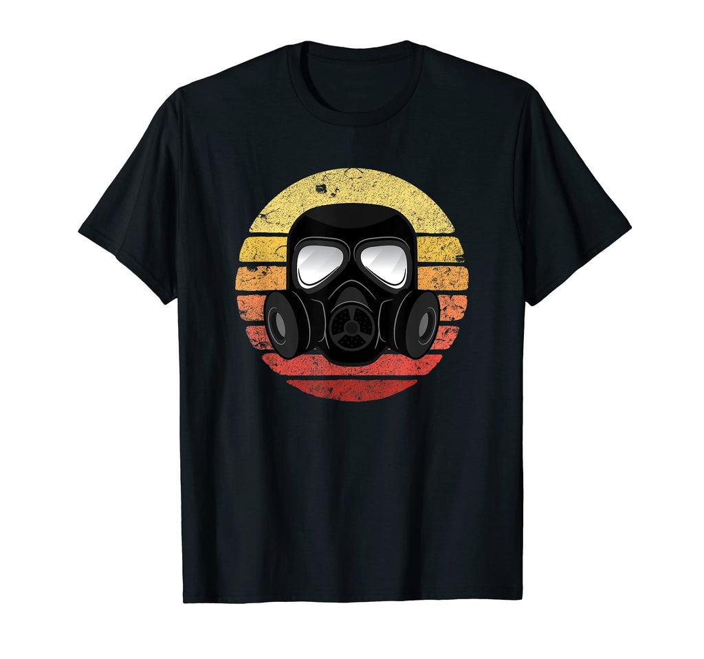 Sunset Gas Mask Survivalist Gift T-Shirt - Trendy Graphic Men Women - T-Shirt, Sweatshirt, Hoodie