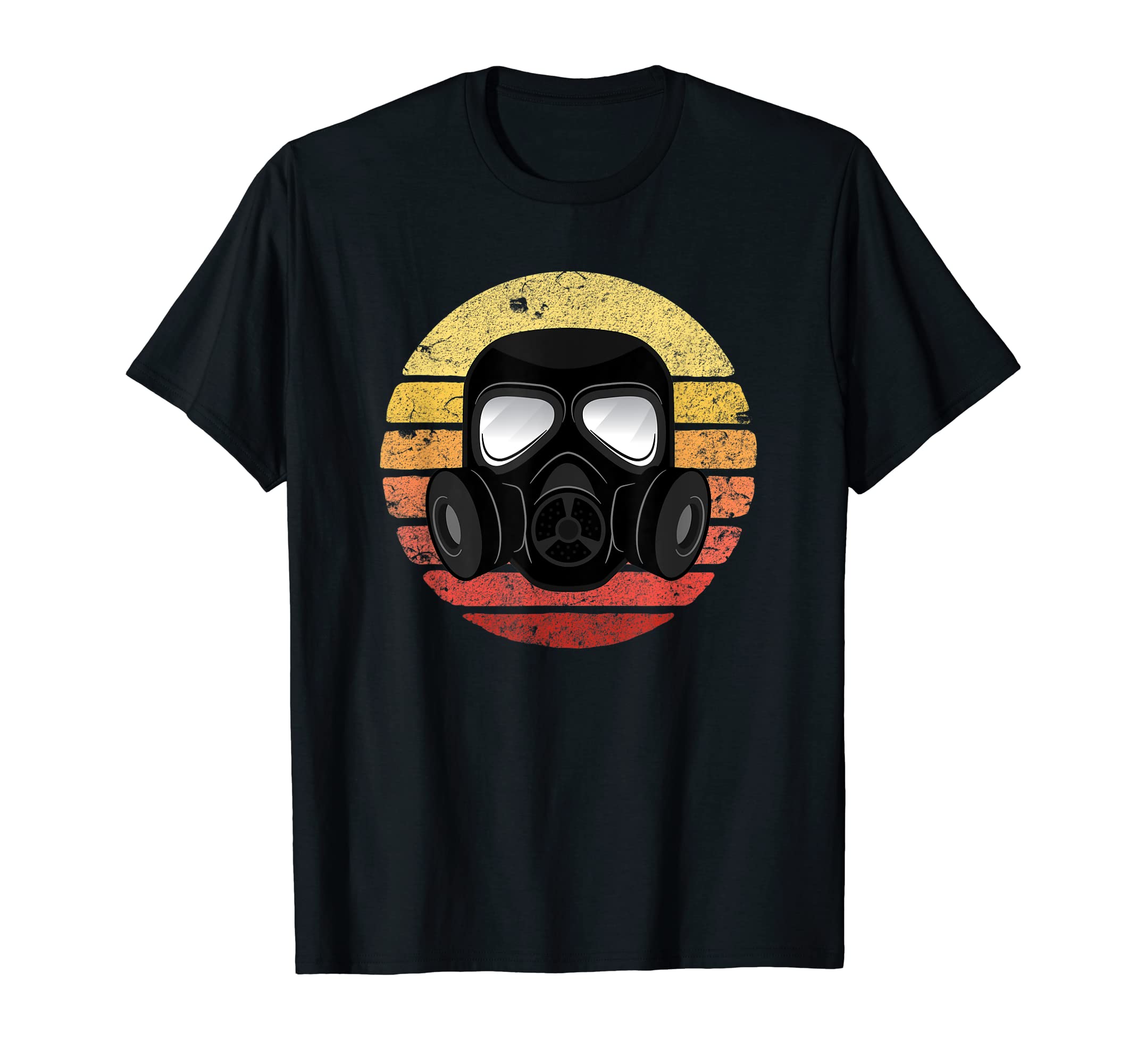 Sunset Gas Mask Survivalist Gift T-Shirt - Trendy Graphic Men Women - T-Shirt, Sweatshirt, Hoodie