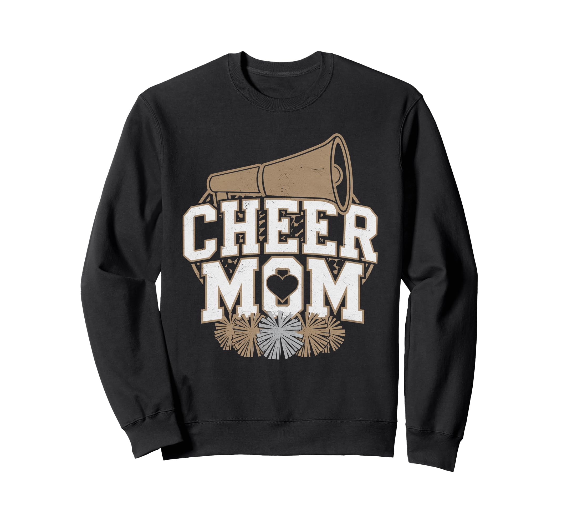 Cheer Mom Mother Bow Cheerleader Game Sweatshirt - Novelty Apparel Unisex - T-Shirt, Sweatshirt, Hoodie