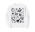 Halloween 90S Tattoo Aesthetic Sweatshirt - Minimalist Print Men Women - T-Shirt, Sweatshirt, Hoodie