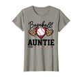 Baseball Auntie Womens Baseball Game T-Shirt - Novelty Apparel for Adults - T-Shirt, Sweatshirt, Hoodie