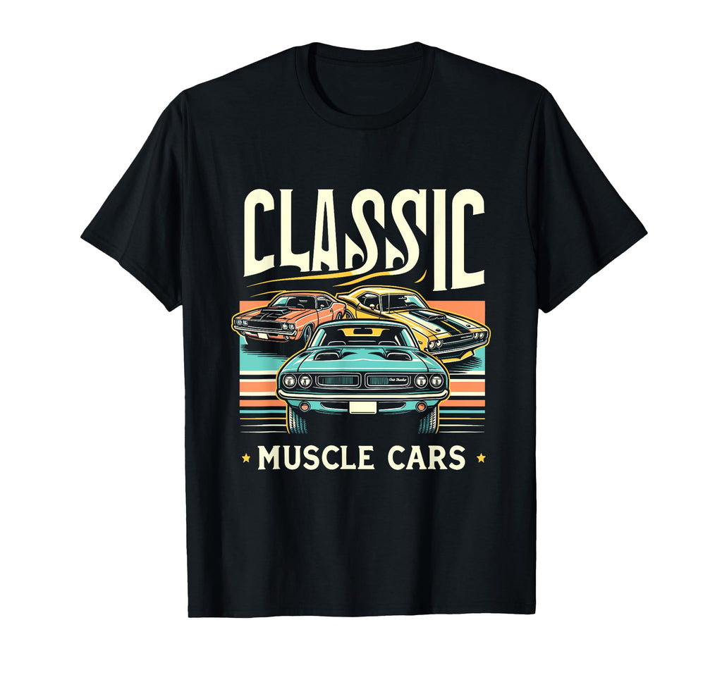 Muscle Car American Car T-Shirt - Custom Art Print Men Women - T-Shirt, Sweatshirt, Hoodie