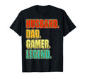 Husband Dad Gamer Legend Fathers Day T-Shirt - Custom Art Print Unisex - T-Shirt, Sweatshirt, Hoodie