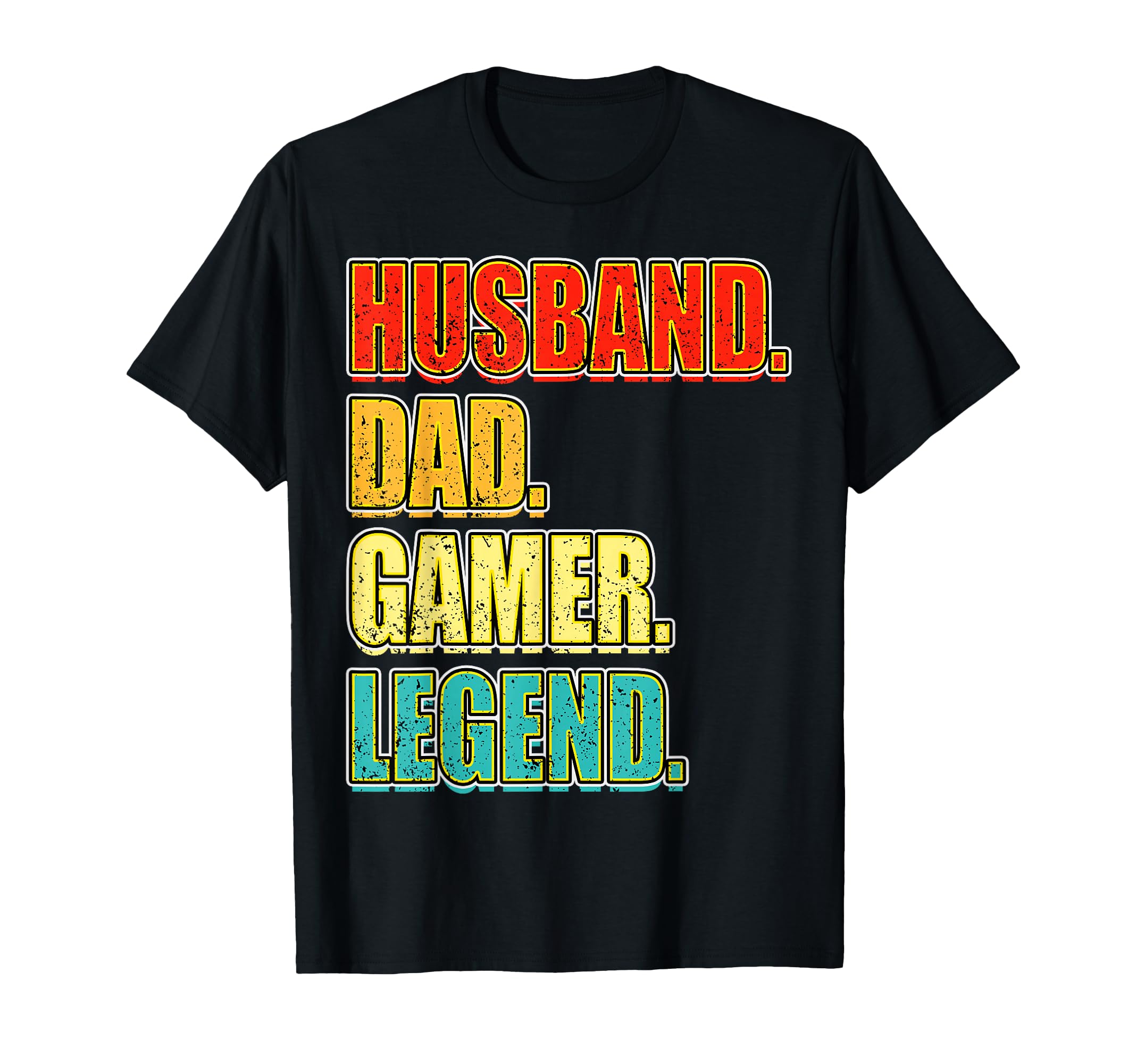 Husband Dad Gamer Legend Fathers Day T-Shirt - Custom Art Print Unisex - T-Shirt, Sweatshirt, Hoodie