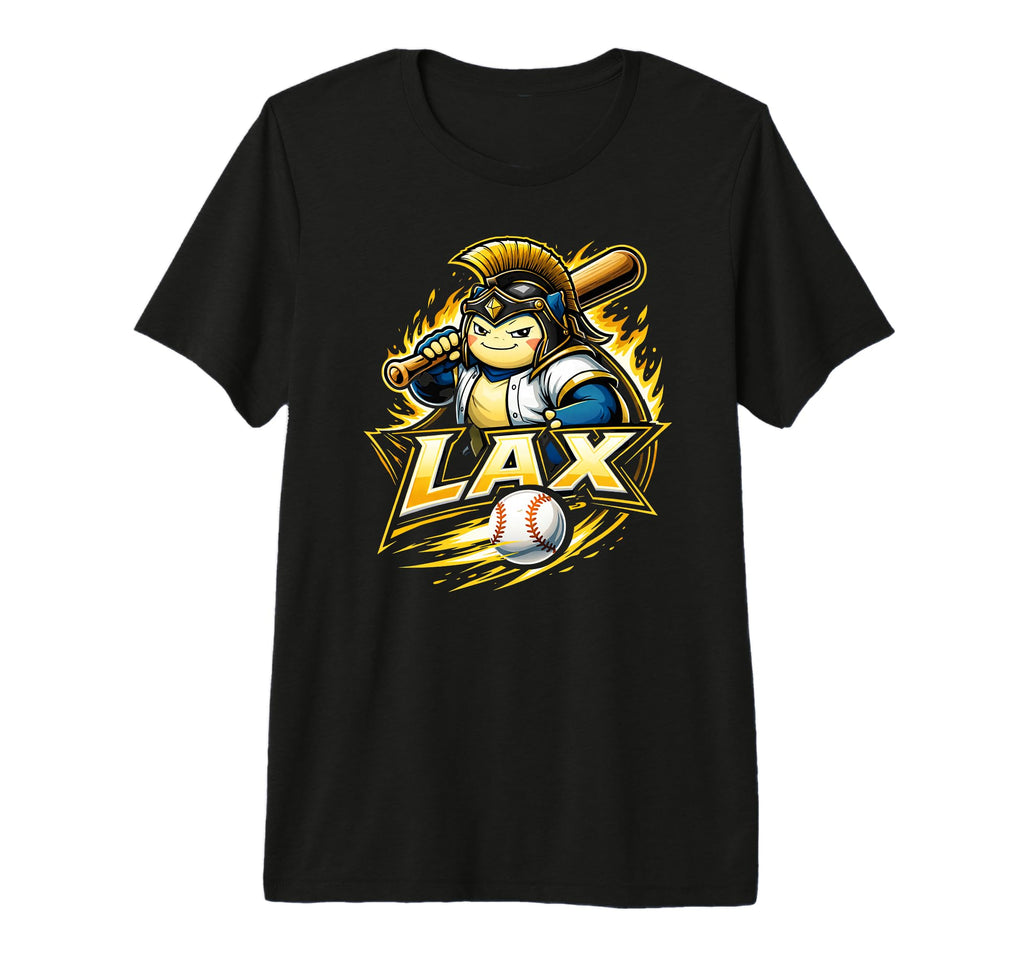 Lax Baseball Tri Blend T-Shirt - Minimalist Print for Adults - T-Shirt, Sweatshirt, Hoodie