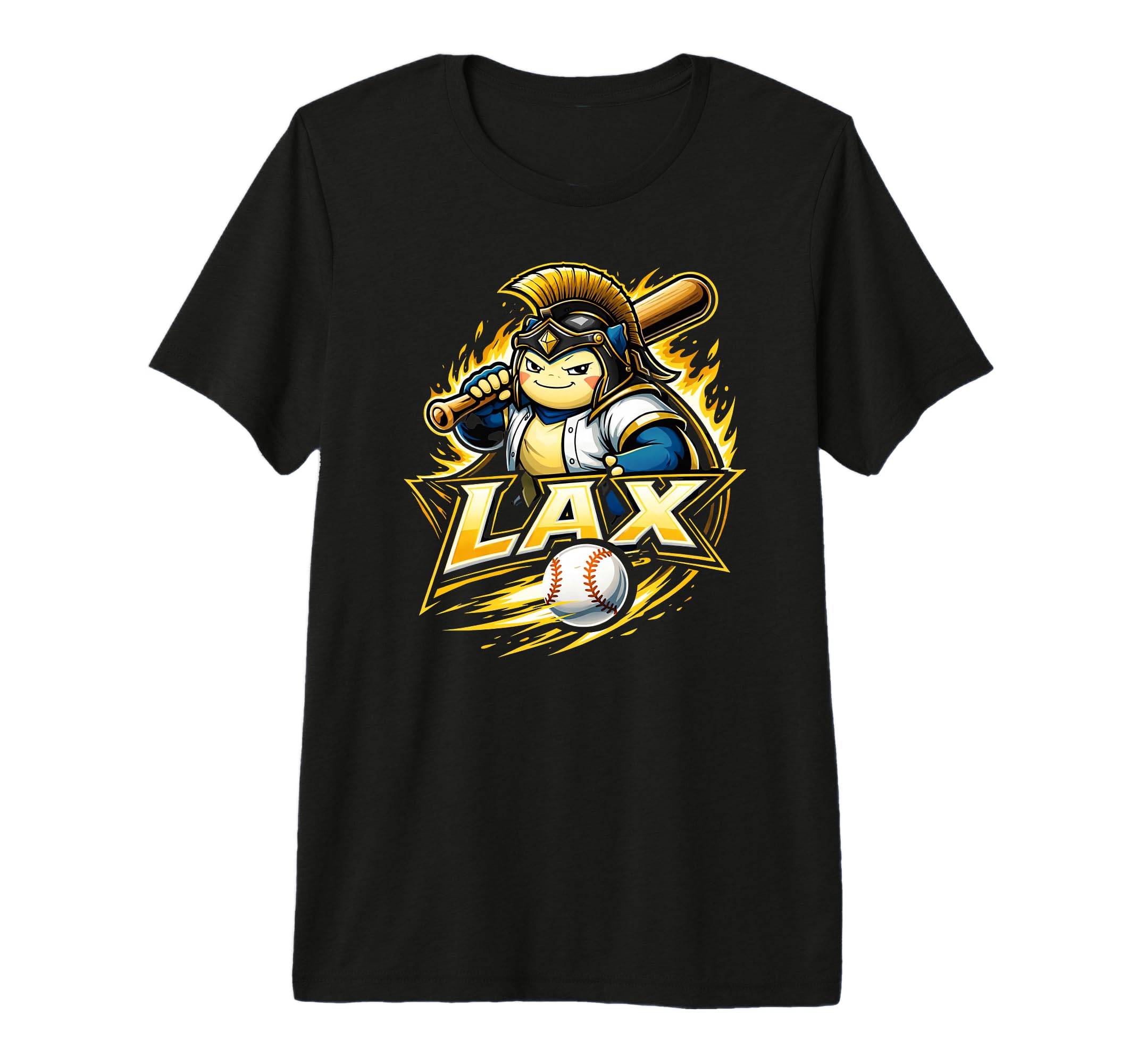 Lax Baseball Tri Blend T-Shirt - Minimalist Print for Adults - T-Shirt, Sweatshirt, Hoodie