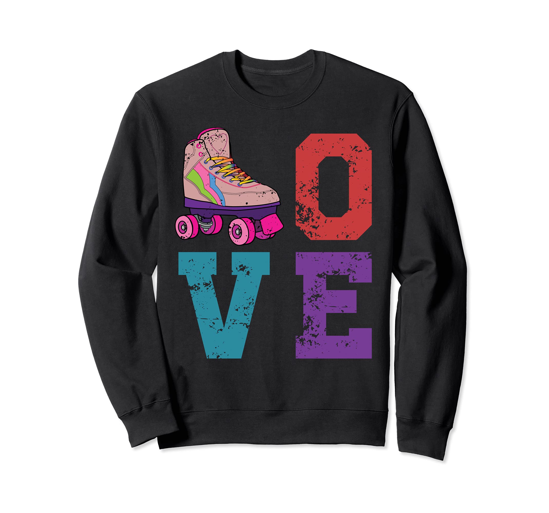 Funny Roller Skating Skate Sweatshirt - Casual Everyday Wear for Adults - T-Shirt, Sweatshirt, Hoodie