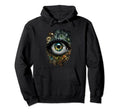 Weirdcore Eyes Indie Aesthetic Trippy Hoodie - Graphic Print for Adults - T-Shirt, Sweatshirt, Hoodie