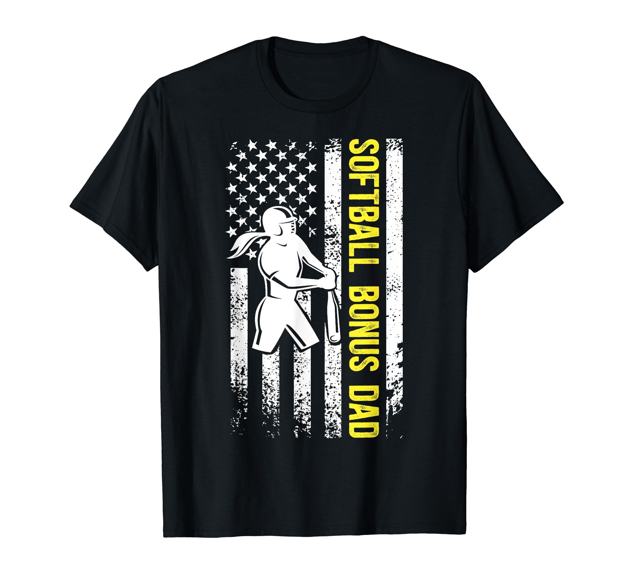 Softball Bonus Dad Softball Player T-Shirt - Unique Graphic Men Women - T-Shirt, Sweatshirt, Hoodie