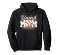 Bleached Baseball Mom Leopard Baseball Hoodie - Trendy Graphic for Adults - T-Shirt, Sweatshirt, Hoodie