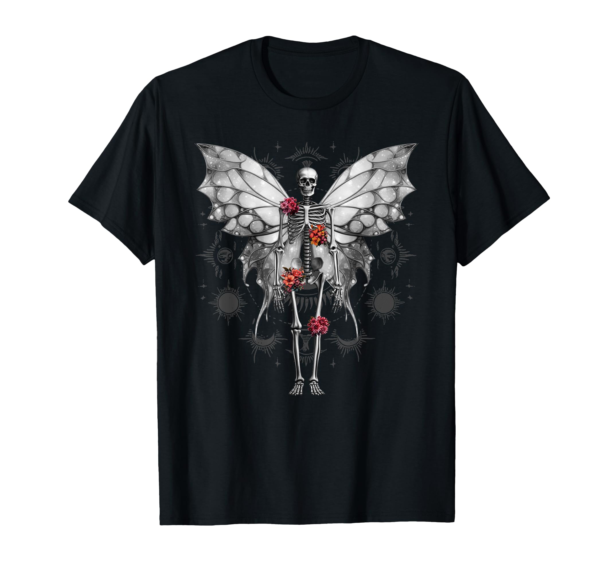 Fairycore Butterfly Skeleton Fairy T-Shirt - Fun Novelty Design for Adults - T-Shirt, Sweatshirt, Hoodie