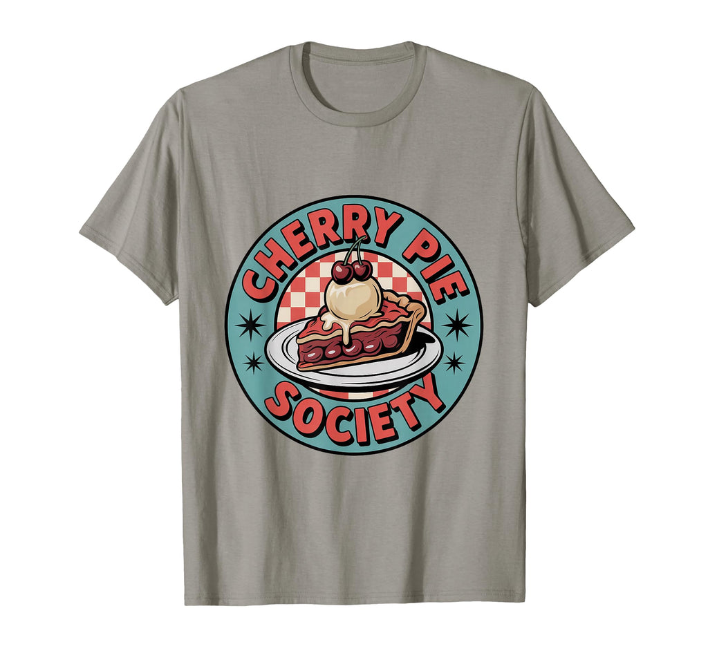 Cherry Pie Society Nostalgic Diner Food T-Shirt - Graphic Print Unisex - T-Shirt, Sweatshirt, Hoodie