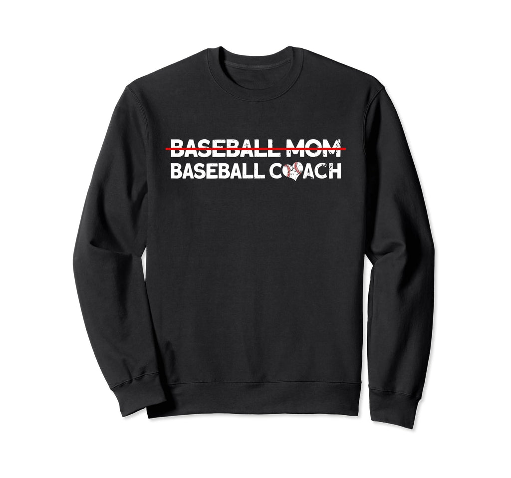 Baseball Mom Coach Funny Baseball Mom Sweatshirt - Minimalist Print Unisex - T-Shirt, Sweatshirt, Hoodie