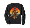 Funny Bigfoot Baseball Player Sweatshirt - Fun Novelty Design for Adults - T-Shirt, Sweatshirt, Hoodie