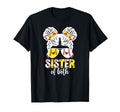 Sister Both Messy Bun Baseball T-Shirt - Unique Graphic for Adults - T-Shirt, Sweatshirt, Hoodie