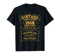 1958 64Th Birthday Grunge Distressed T-Shirt - Aesthetic Graphic Men Women - T-Shirt, Sweatshirt, Hoodie