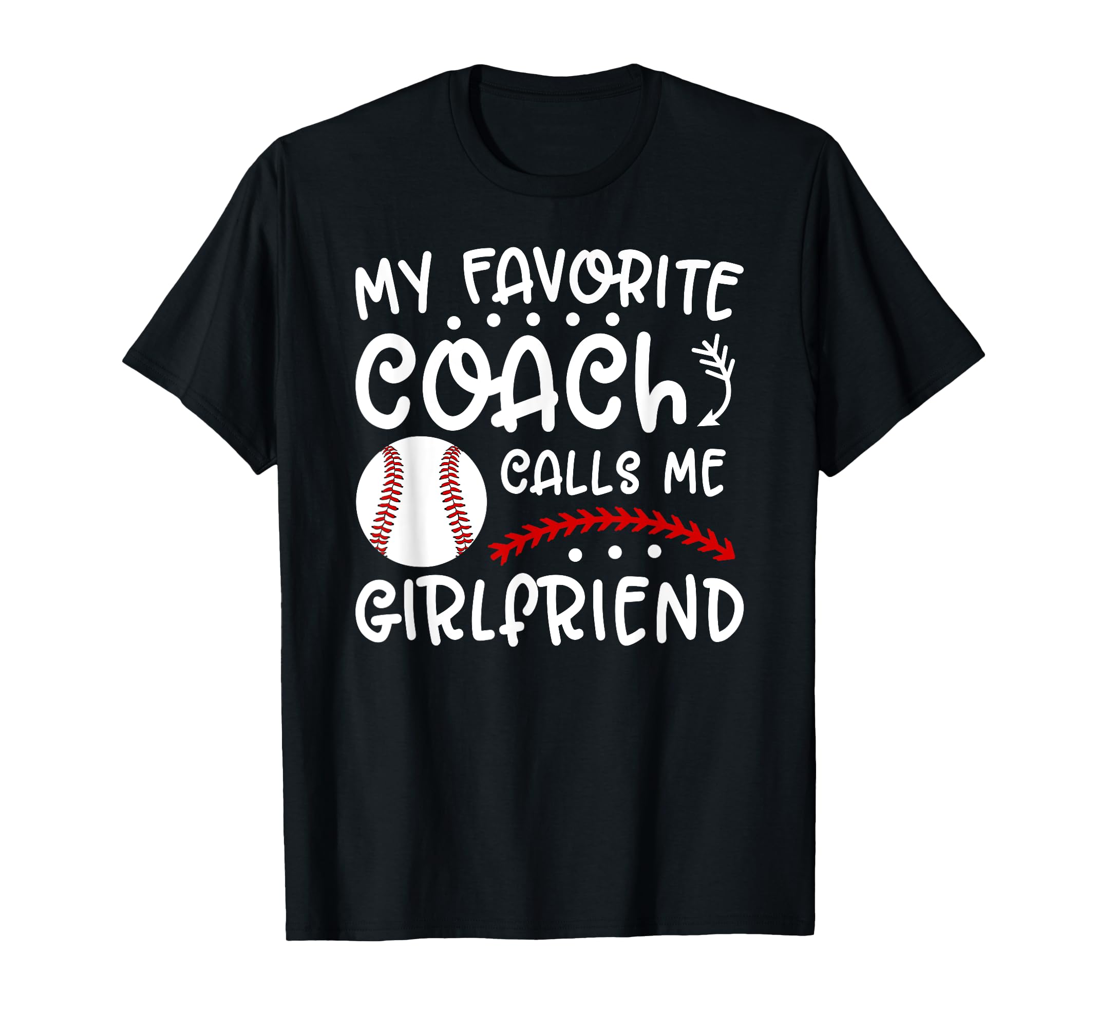 Proud Baseball Coach Girlfriend T-Shirt - Aesthetic Graphic for Adults - T-Shirt, Sweatshirt, Hoodie