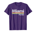 Miami Florida Worn Stripes T-Shirt - Aesthetic Graphic Unisex - T-Shirt, Sweatshirt, Hoodie