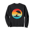 Beach Silhouette Sunset 70S Sweatshirt - Casual Everyday Wear Men Women - T-Shirt, Sweatshirt, Hoodie