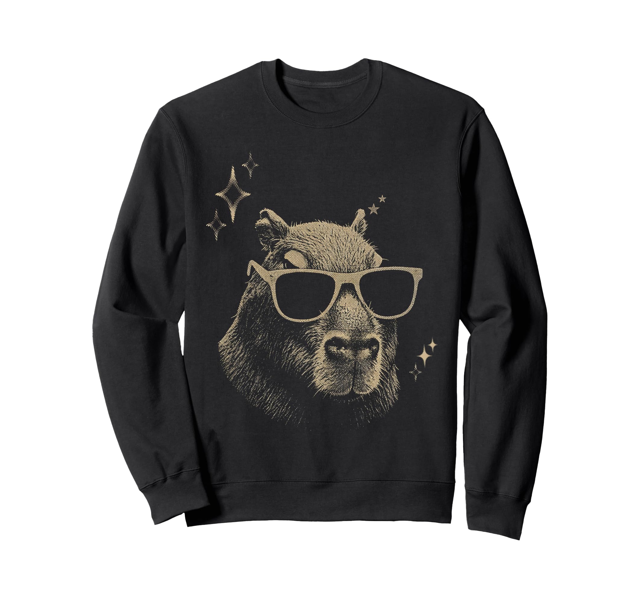 Y2K Capybara Sunglasses 90S 2000S Grunge Sweatshirt - Graphic Print Unisex - T-Shirt, Sweatshirt, Hoodie