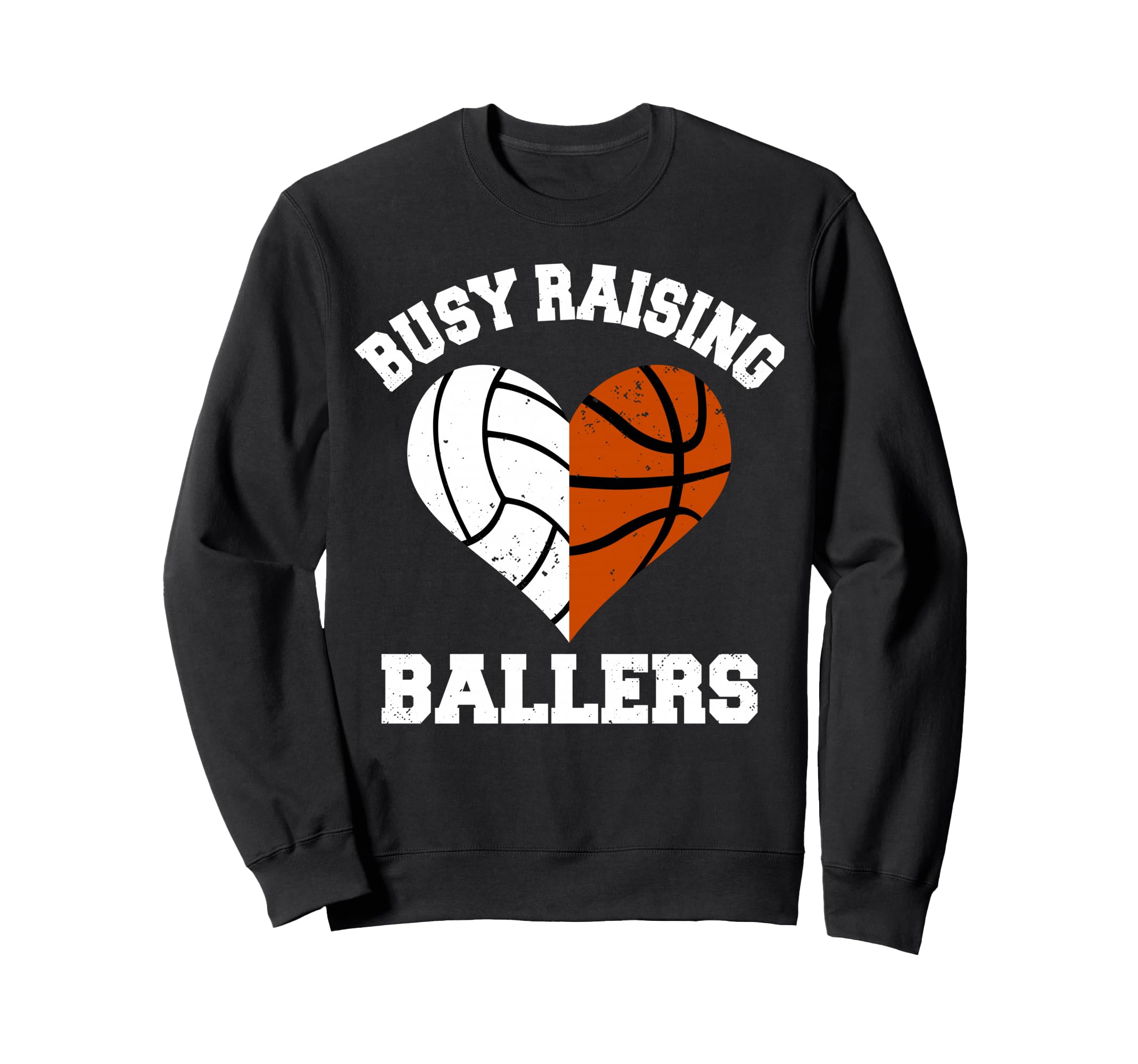 Busy Raising Ballers Volleyball Sweatshirt - Minimalist Print Men Women - T-Shirt, Sweatshirt, Hoodie