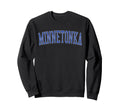 Minnetonka Mn Distressed Blue Sweatshirt - Fun Novelty Design for Adults - T-Shirt, Sweatshirt, Hoodie