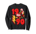 1990 Roller Skate 90S Nostalgia Sweatshirt - Minimalist Print Unisex - T-Shirt, Sweatshirt, Hoodie