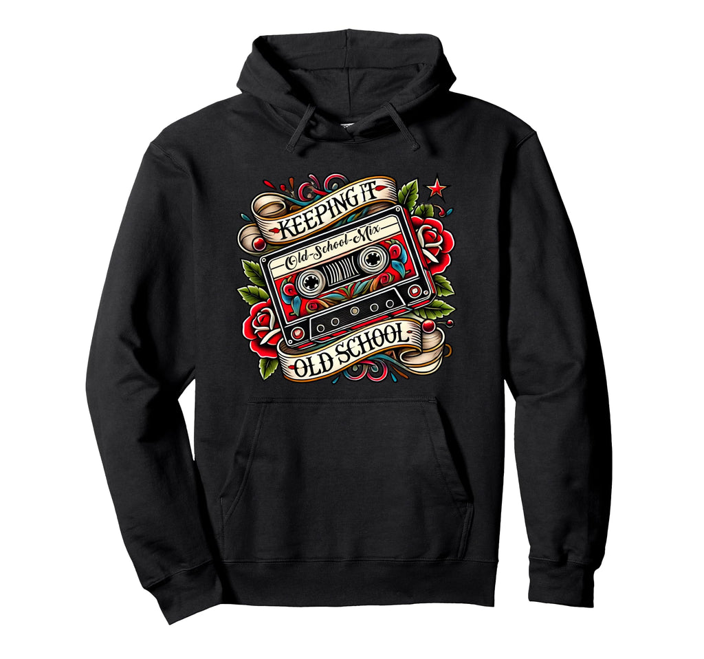 Gen X Boomer Music Cassette Tape Keeping Hoodie - Trendy Graphic Men Women - T-Shirt, Sweatshirt, Hoodie