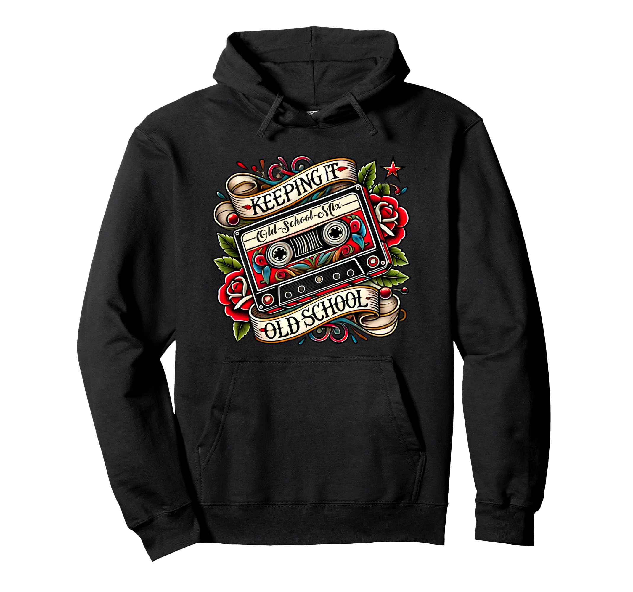 Gen X Boomer Music Cassette Tape Keeping Hoodie - Trendy Graphic Men Women - T-Shirt, Sweatshirt, Hoodie