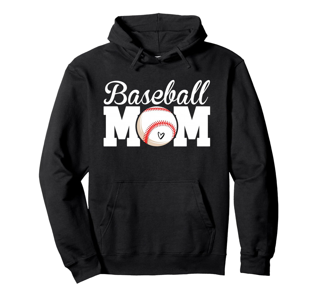 Baseball Mom Hoodie - Graphic Print for Adults - T-Shirt, Sweatshirt, Hoodie