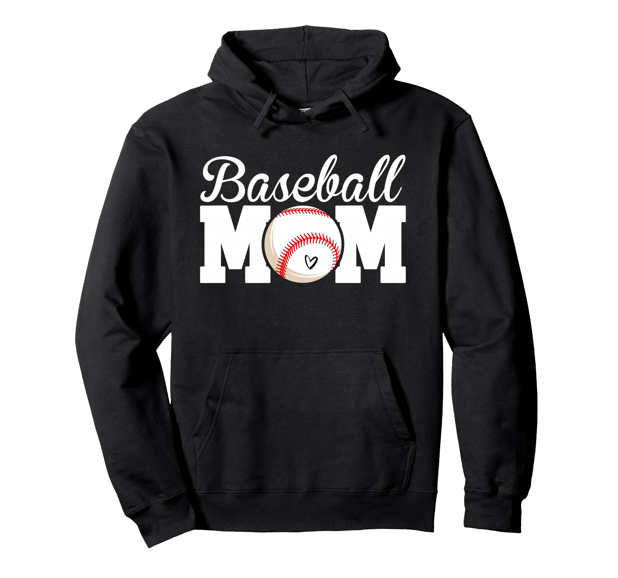 Baseball Mom Hoodie - Graphic Print for Adults - T-Shirt, Sweatshirt, Hoodie