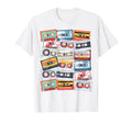 Oldschool Tape Cassettes T-Shirt - Unique Graphic for Adults - T-Shirt, Sweatshirt, Hoodie